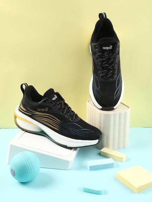 men black lace up sport shoe - 22029154 -  Standard Image - 0