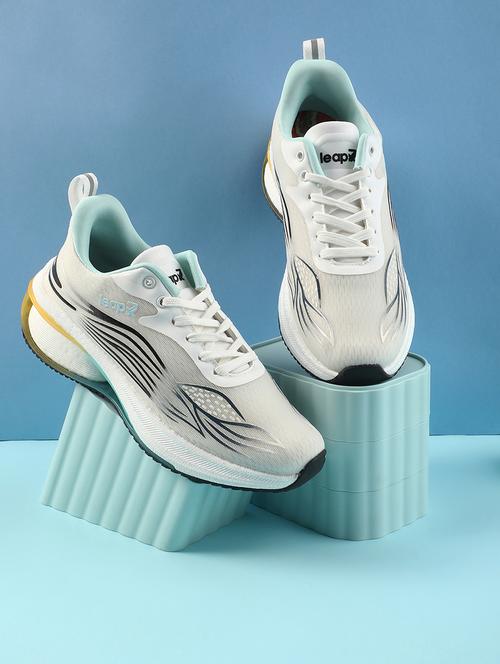 men white lace up sport shoe - 22029155 -  Standard Image - 0