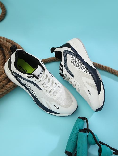 men white lace up sport shoe - 22029157 -  Standard Image - 0