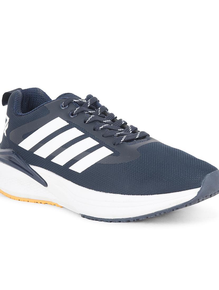 men navy blue lace up sport shoe - 22029162 - Standard Image - 3