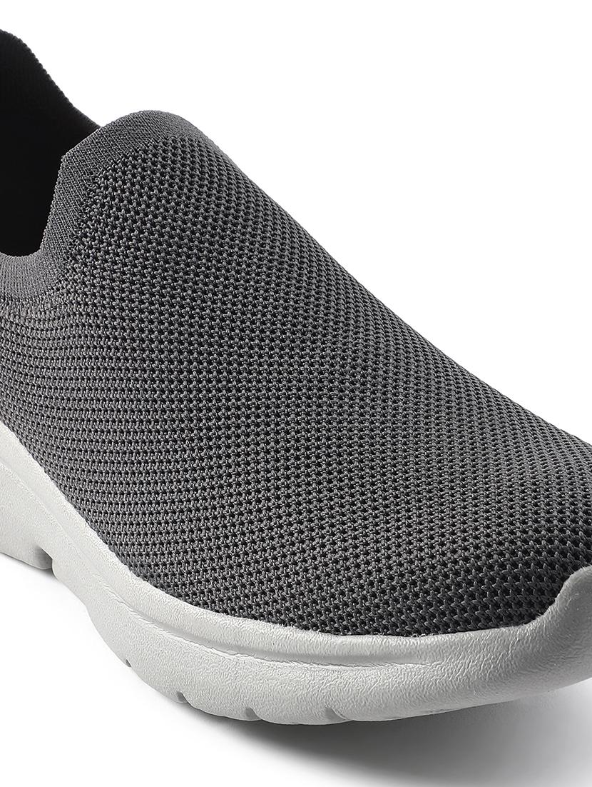 men grey slip on sport shoe - 22029167 - Standard Image - 5