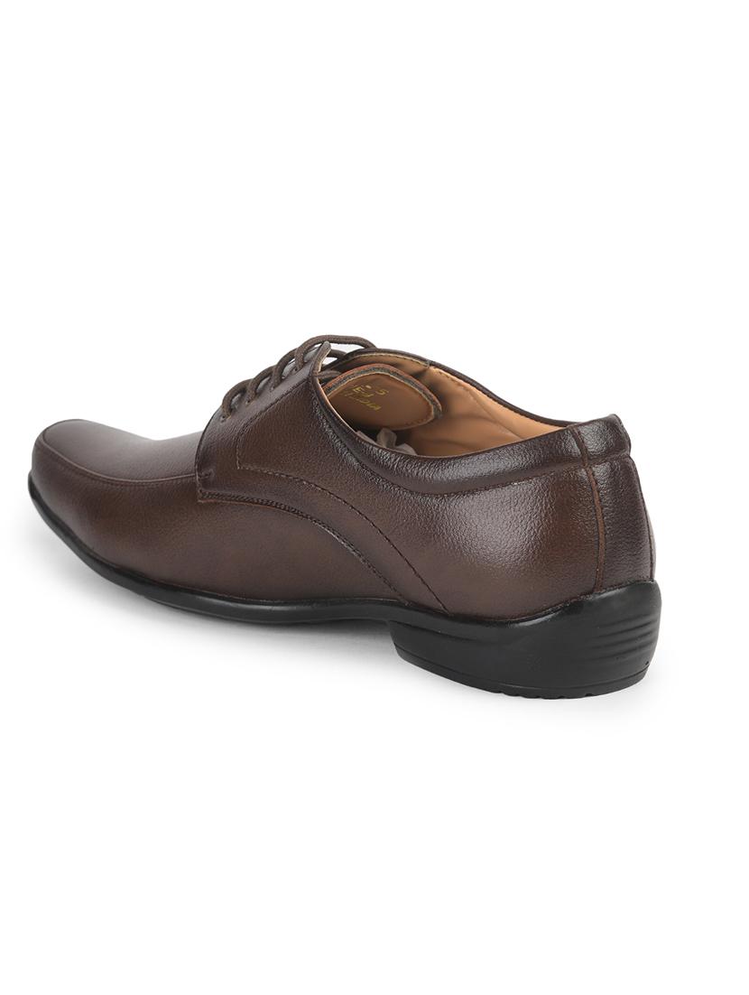 men brown lace-up derby - 22029180 - Standard Image - 3