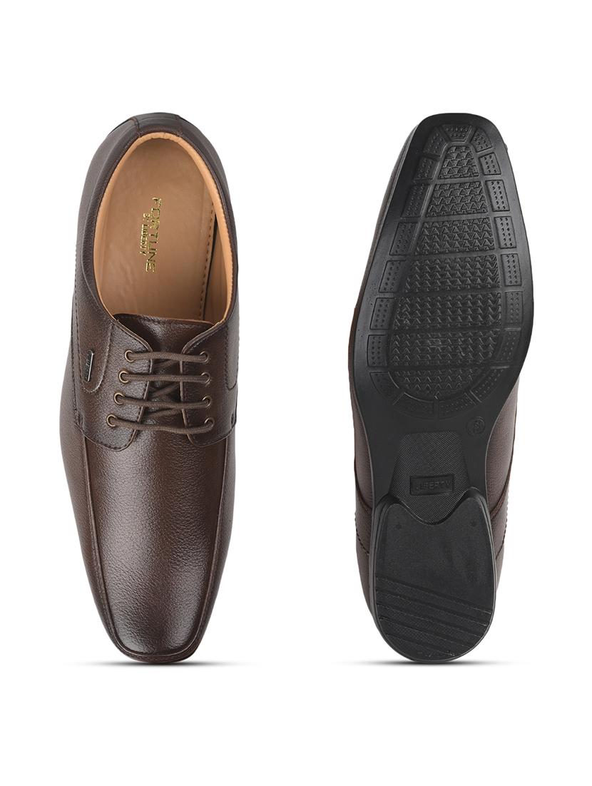 men brown lace-up derby - 22029180 - Standard Image - 5