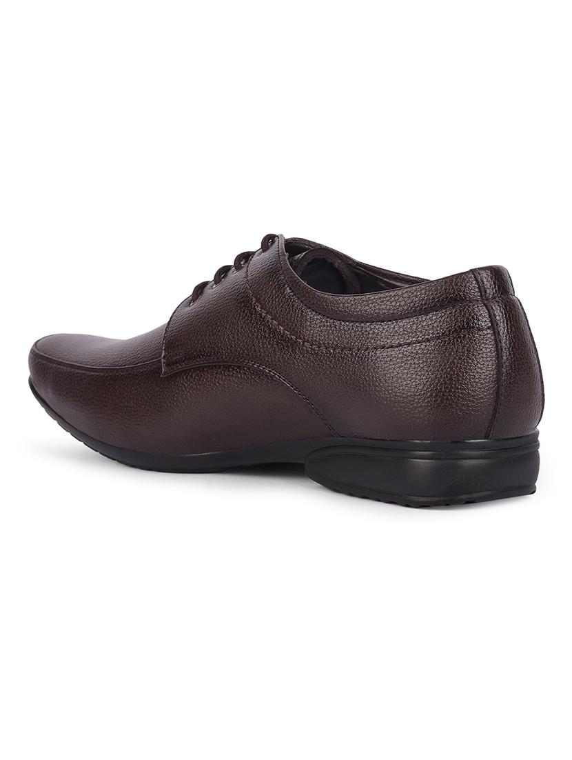 men brown lace-up derby - 22029182 - Standard Image - 3