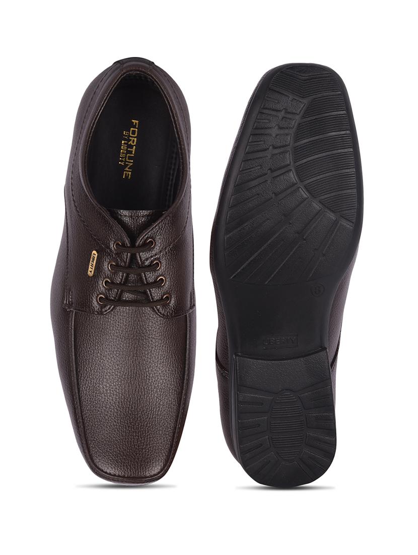 men brown lace-up derby - 22029182 - Standard Image - 5