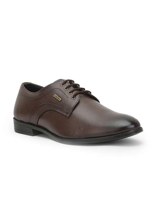 men brown lace-up derby - 22029186 - Standard Image - 0