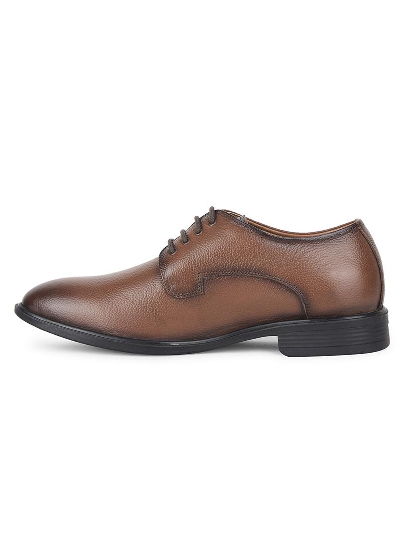 men tan lace-up derby - 22029190 - Standard Image - 3