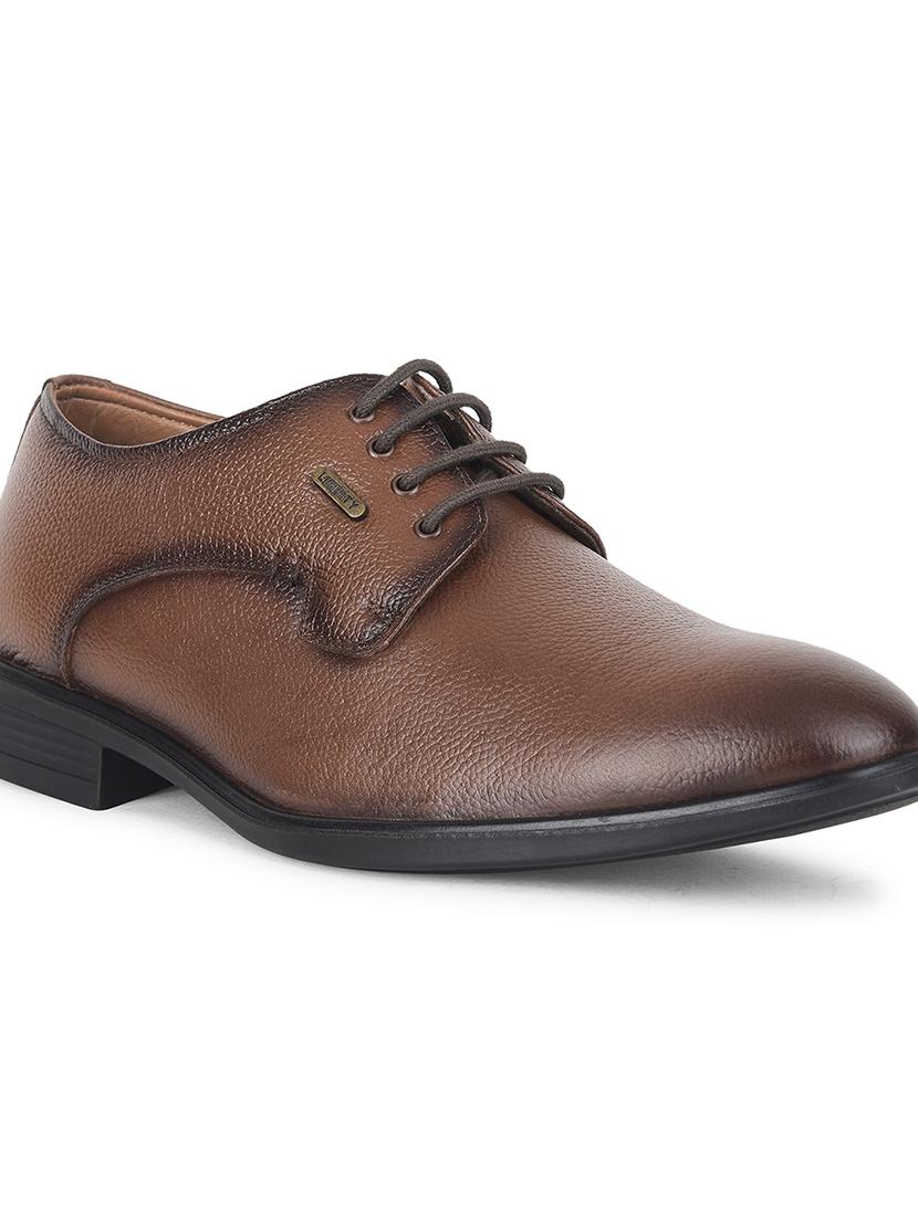 men tan lace-up derby - 22029190 - Standard Image - 5