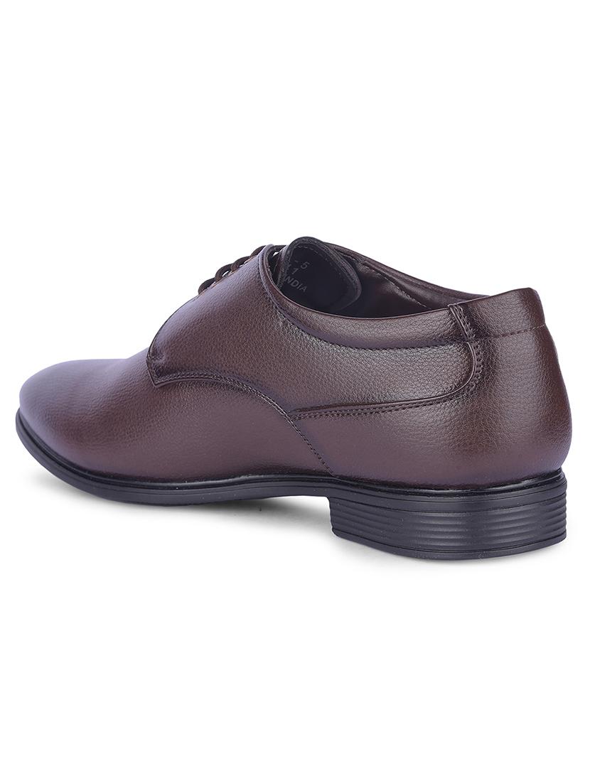 men brown lace-up derby - 22029193 - Standard Image - 3