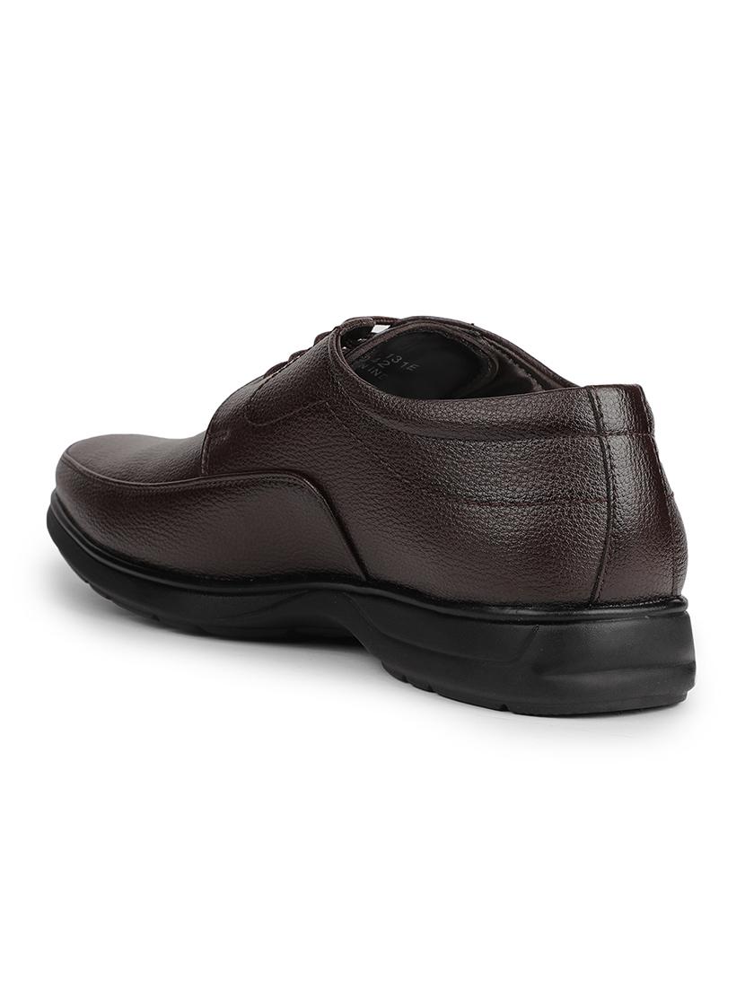 men brown lace-up derby - 22029203 - Standard Image - 3