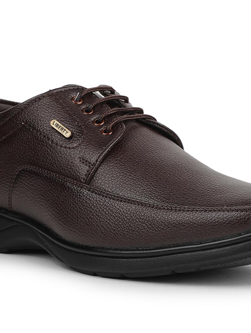 men brown lace-up derby - 22029203 - Standard Image - 5