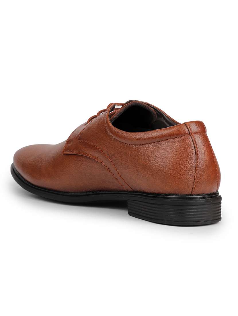 men tan lace-up derby - 22029205 -  Standard Image - 3
