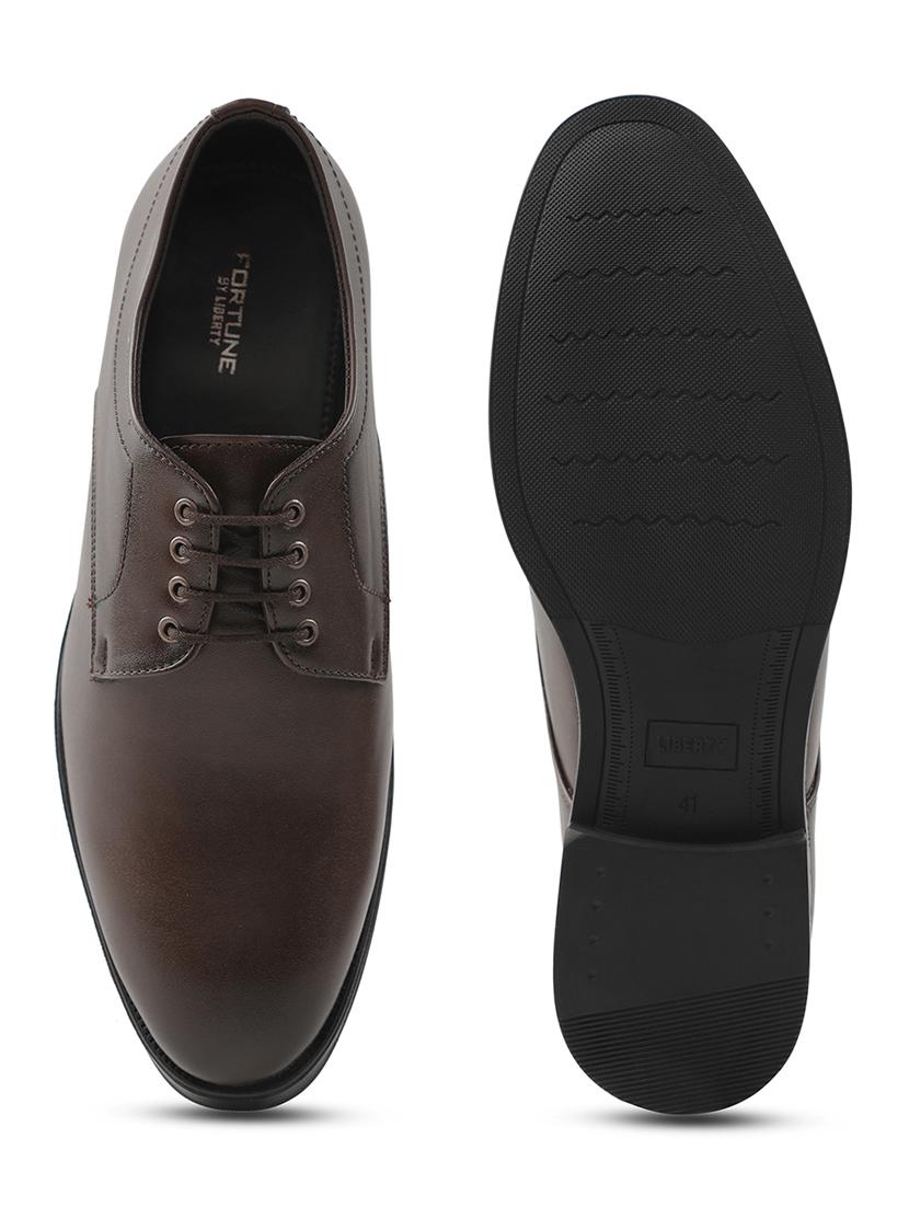men brown lace-up derby - 22029211 - Standard Image - 5
