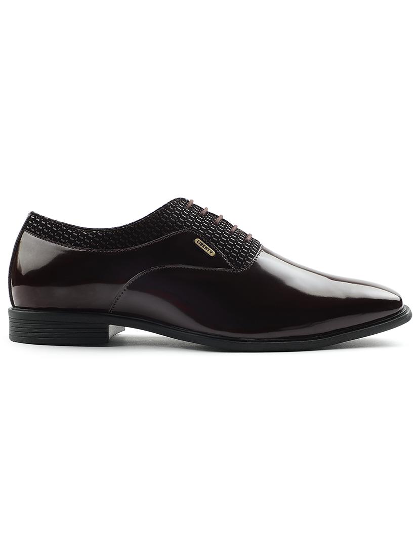men brown lace-up oxford - 22029232 - Standard Image - 3
