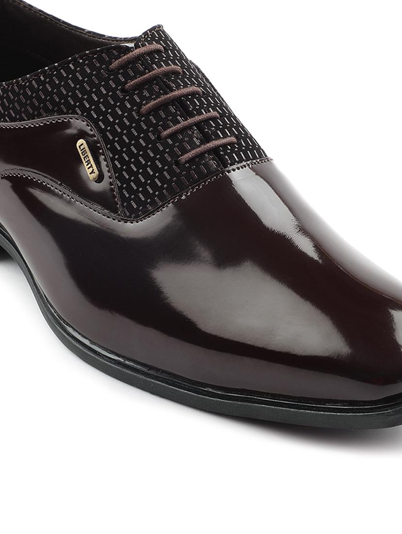 men brown lace-up oxford - 22029232 - Standard Image - 5