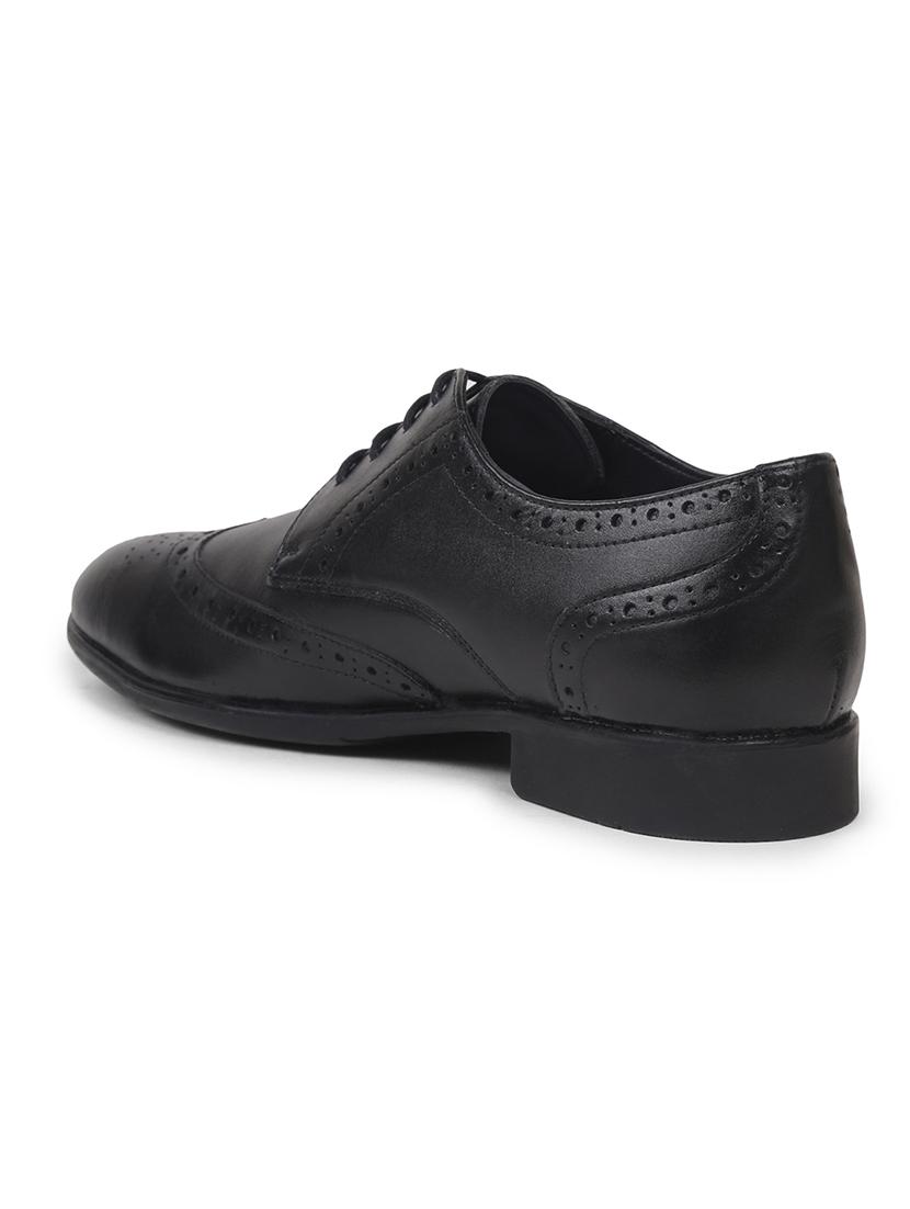 men black lace-up brouge - 22029233 - Standard Image - 3