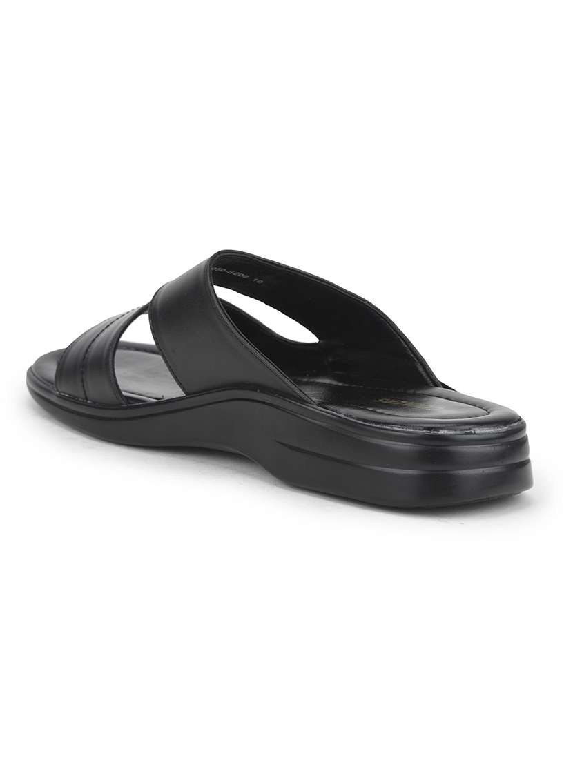 men solid slip on sandal - 22029261 -  Standard Image - 3