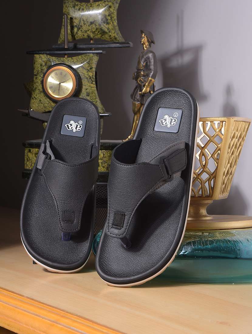 men solid toe separator flip flop