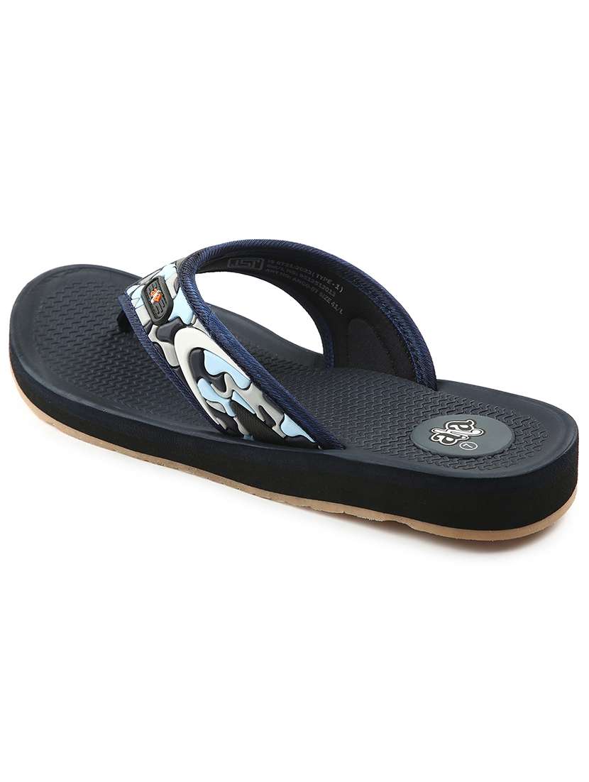 men printed toe separator slipper - 22029287 -  Standard Image - 3