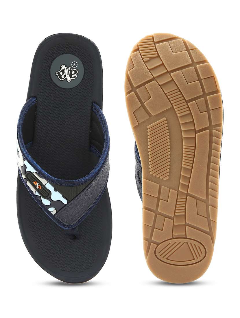 men printed toe separator slipper - 22029287 -  Standard Image - 5