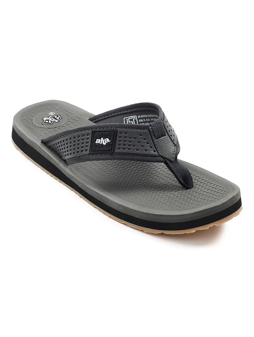 men solid toe separator slipper