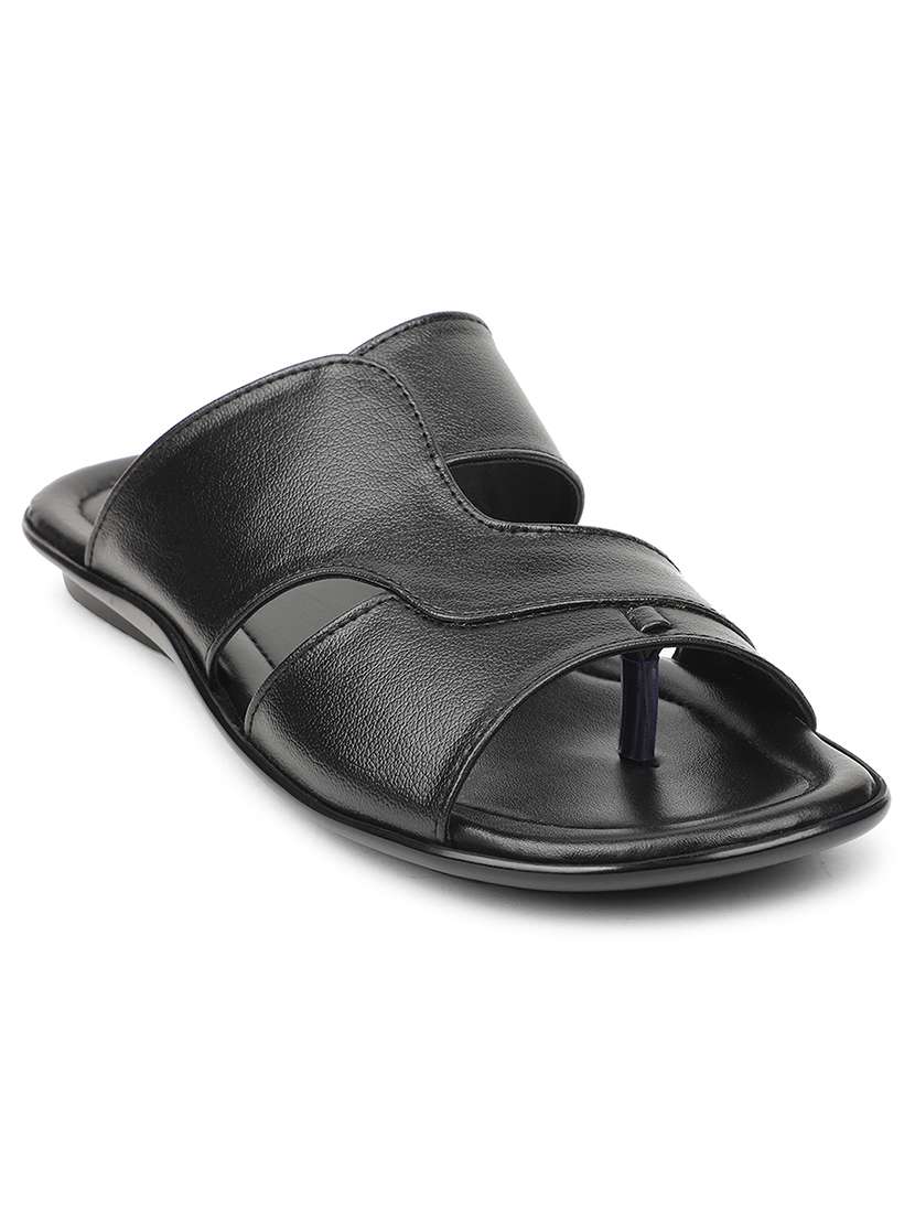 men solid toe separator sandal
