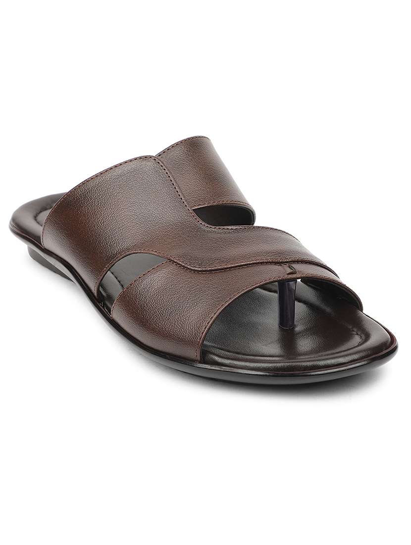 men solid toe separator sandal