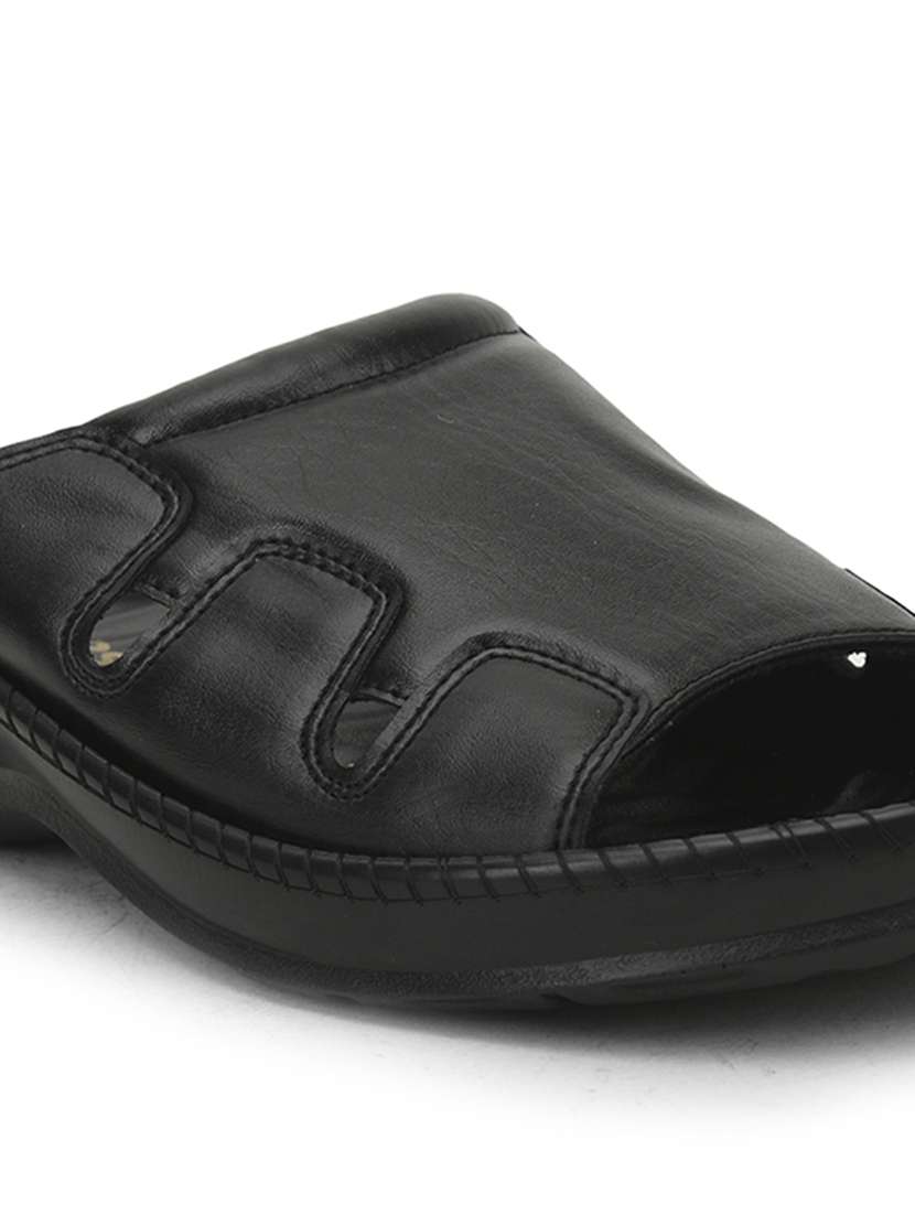 men solid slip on sandal - 22029307 -  Standard Image - 5