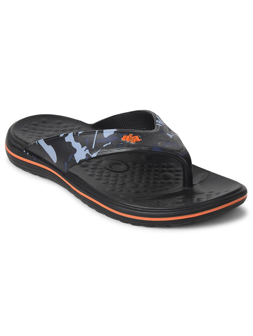 men camouflage toe separator flip flop