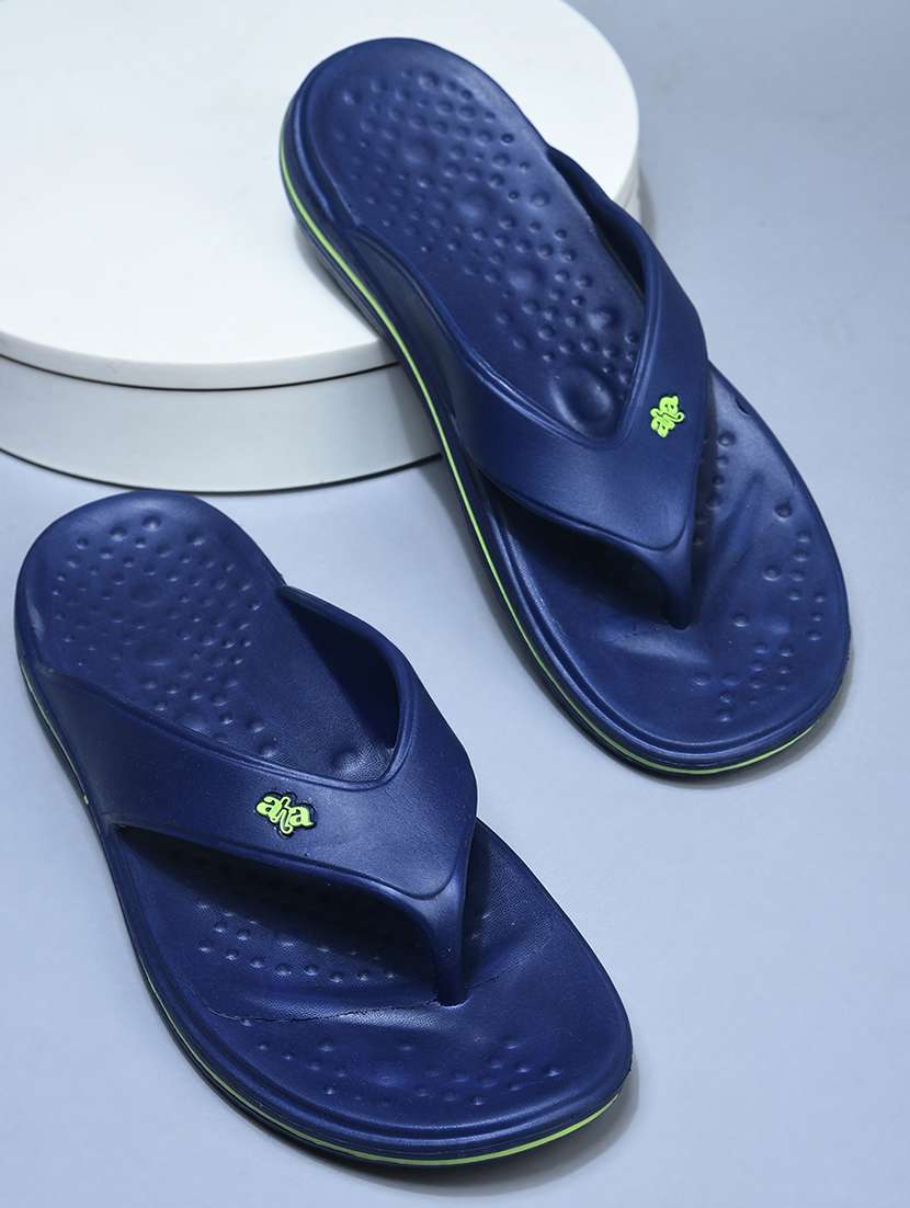 men solid toe separator flip flop