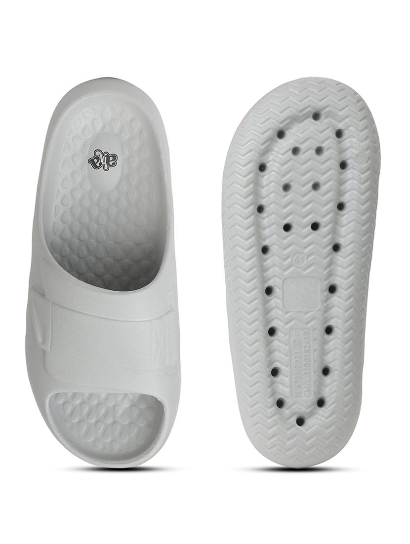 men grey slip on slider - 22029326 - Standard Image - 5