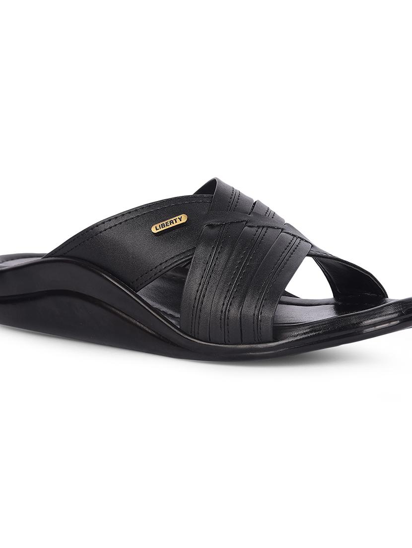 men solid slip on sandal - 22029331 - Standard Image - 3
