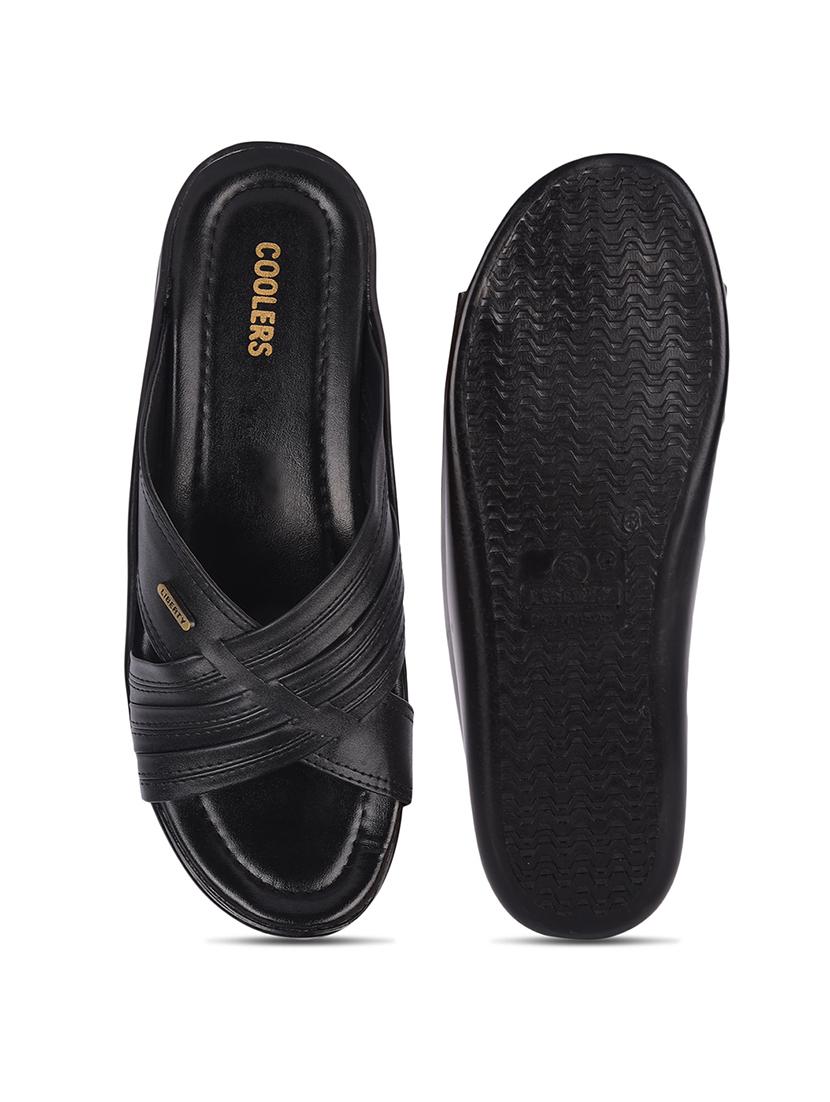 men solid slip on sandal - 22029331 - Standard Image - 5
