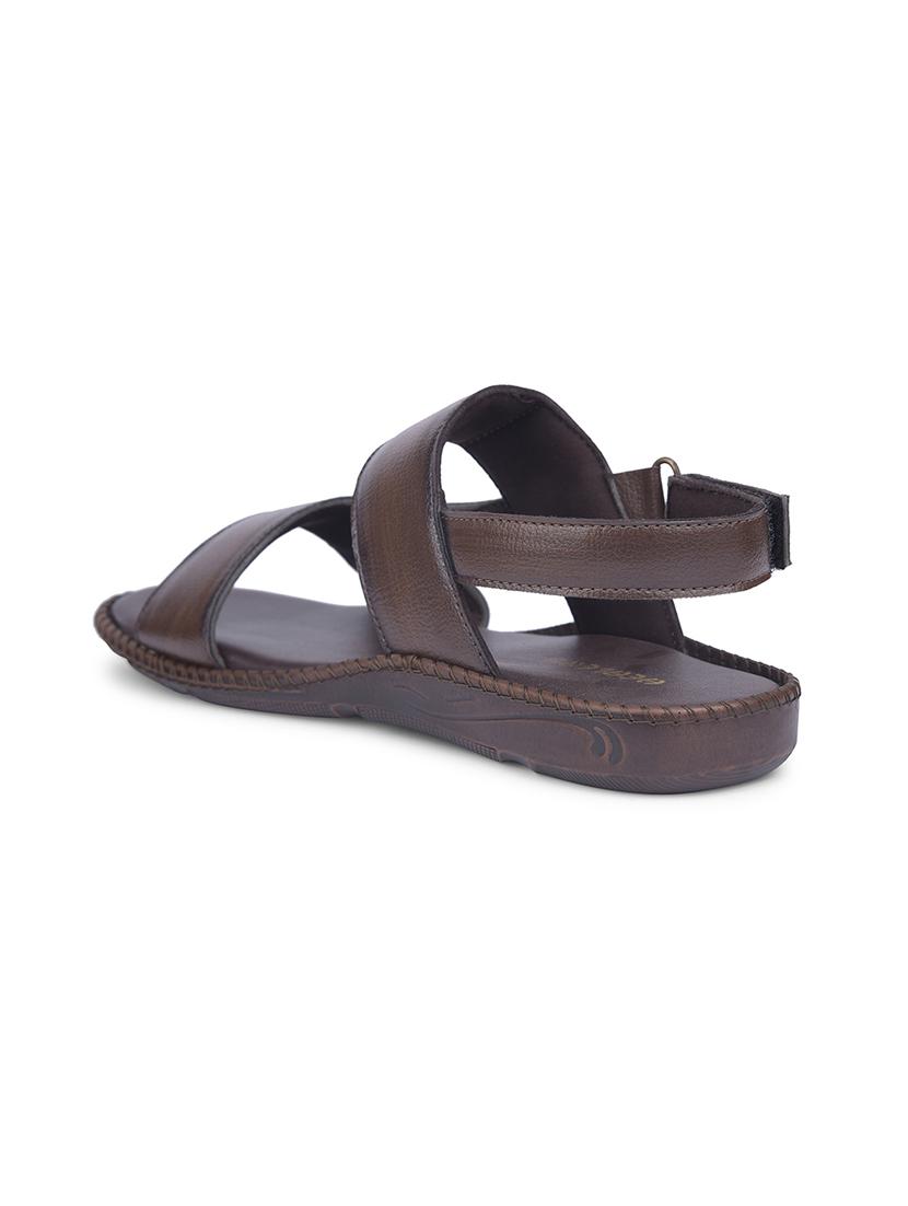 men solid back strap sandal - 22029340 - Standard Image - 3