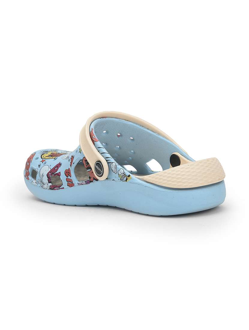 men printed slip on clogs - 22029347 -  Standard Image - 3
