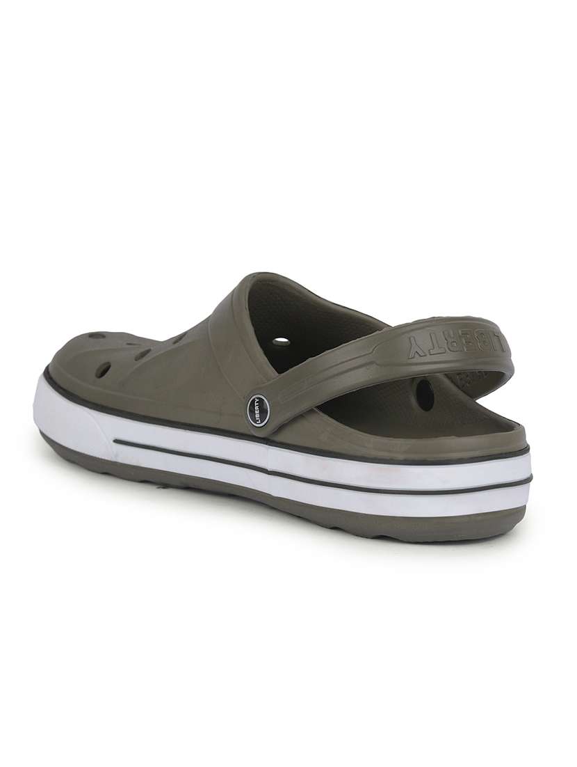 men solid slip on clogs - 22029361 -  Standard Image - 3