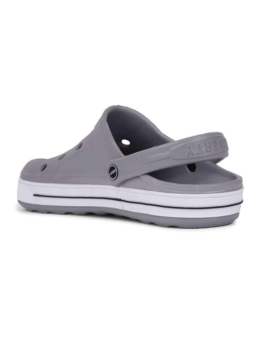 men solid slip on clogs - 22029362 -  Standard Image - 3