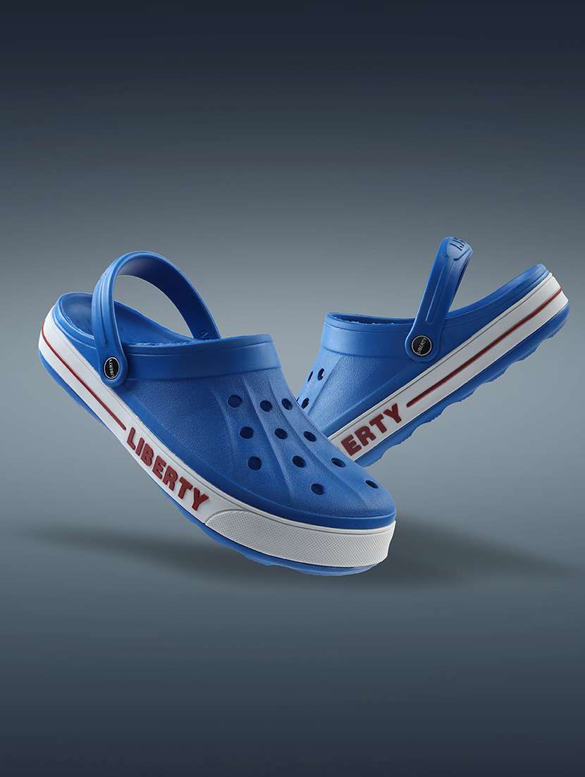 men solid slip on clogs