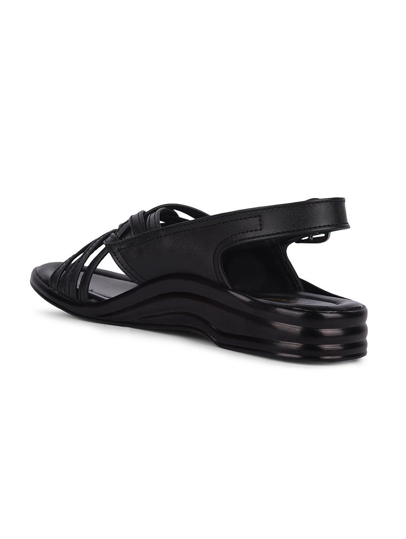 men solid back strap sandal - 22029371 - Standard Image - 3