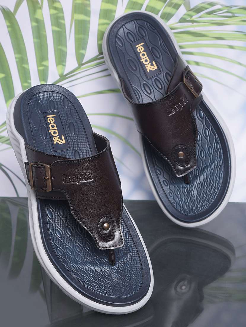 men solid toe separator sandal