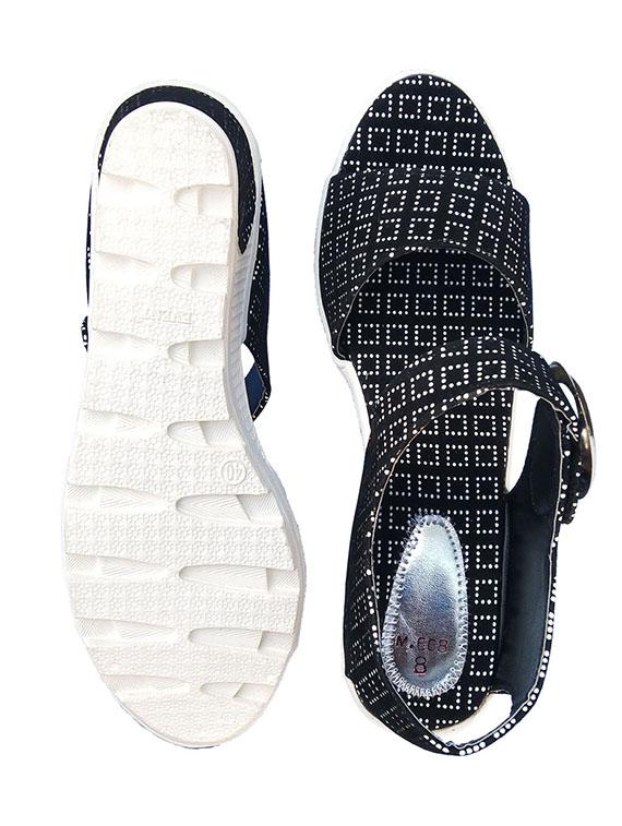 women black back strap wedge - 22029453 - Standard Image - 3