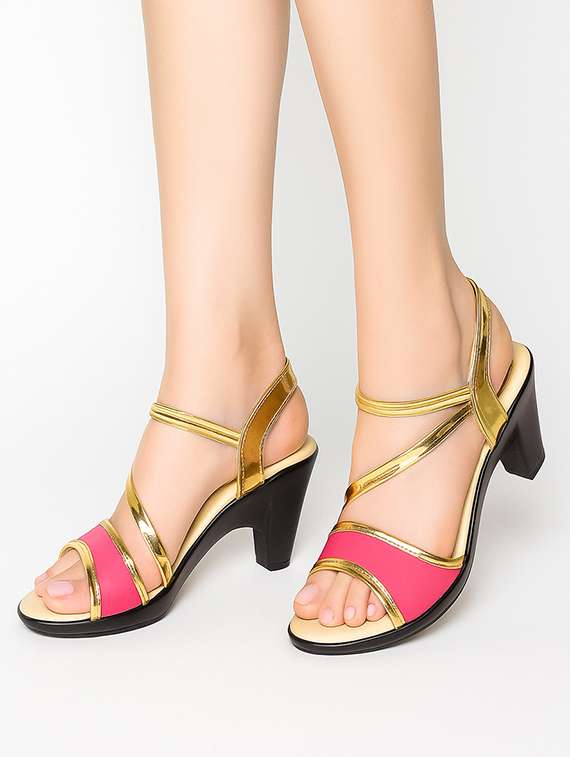 women solid back strap sandal - 22029460 - Zoom Image - 0