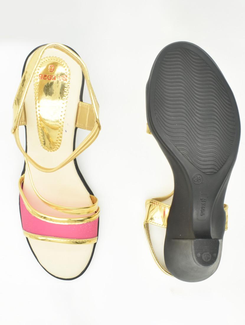women solid back strap sandal - 22029460 - Standard Image - 3