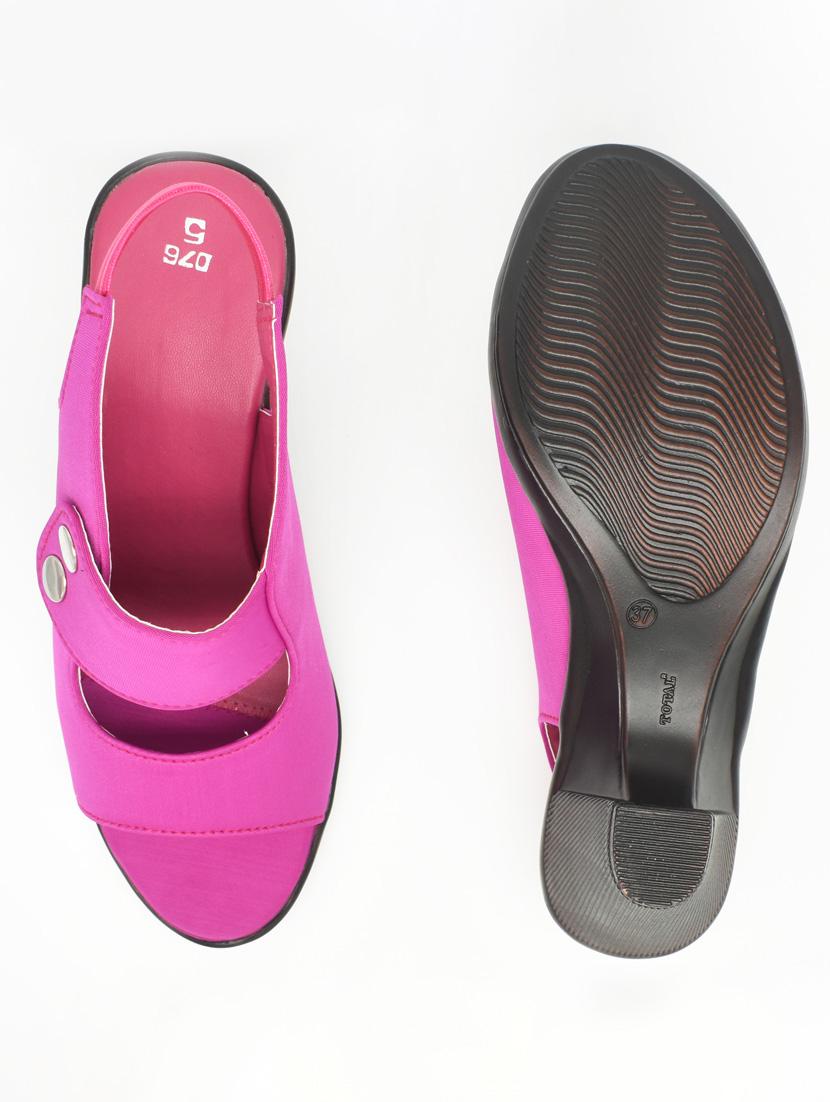 women solid back strap sandal - 22029468 - Standard Image - 3
