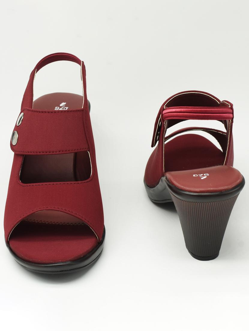 women solid back strap sandal - 22029469 - Standard Image - 3