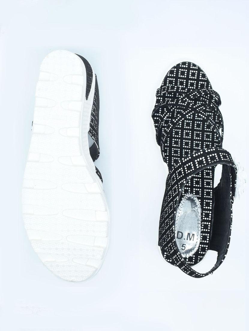 women black back strap wedge - 22029473 - Standard Image - 3