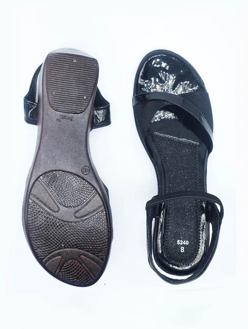women black back strap wedge - 22029476 - Standard Image - 3
