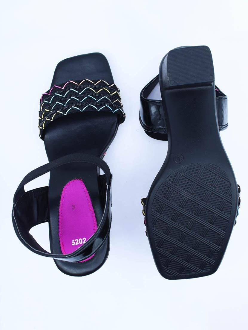 women solid back strap sandals - 22029483 - Standard Image - 3