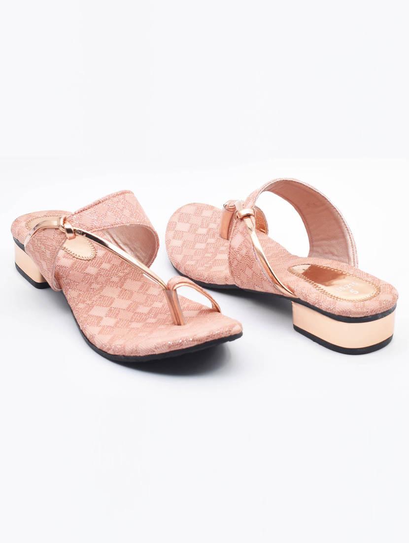 women solid slip on one toe sandal - 22029487 - Standard Image - 3