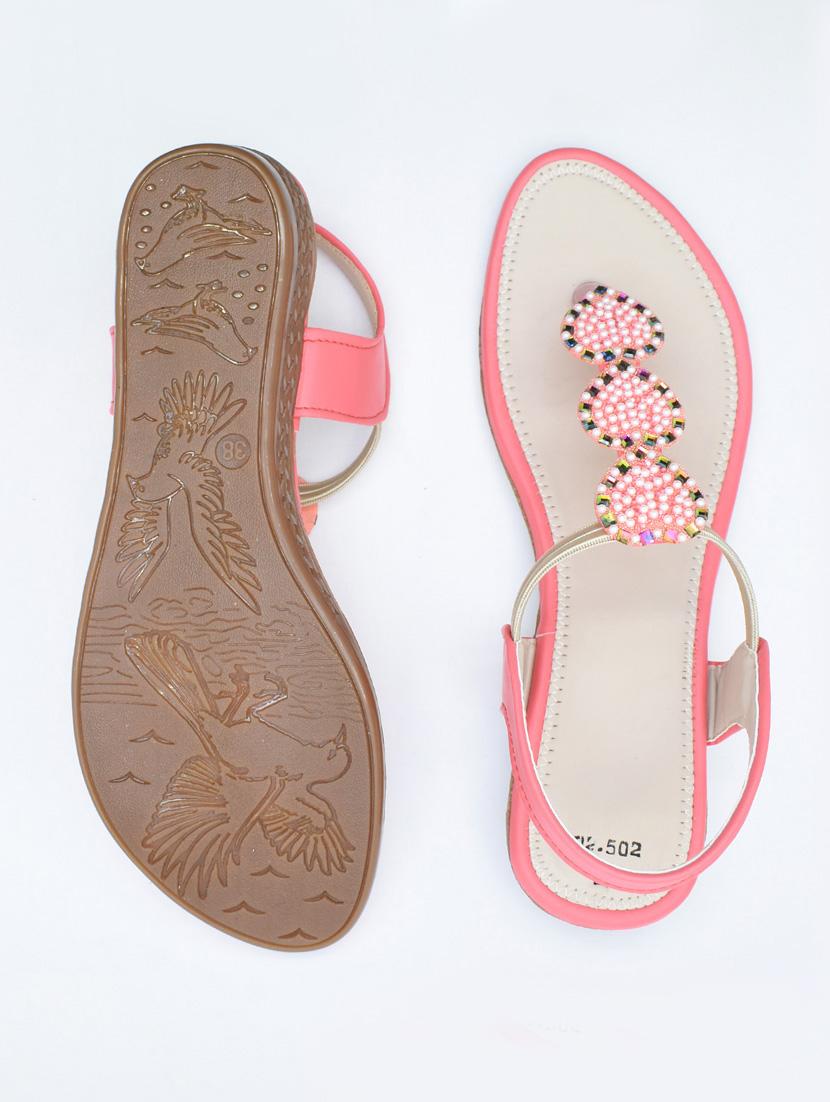 women embellished t-strap flats - 22029494 - Standard Image - 3